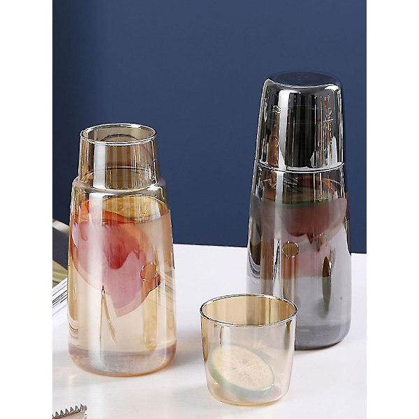 750ml/850ml Drikke Koldt Kedel Sæt Kedel Vand Glas Varmebestandig Transparent Champagne 850ml