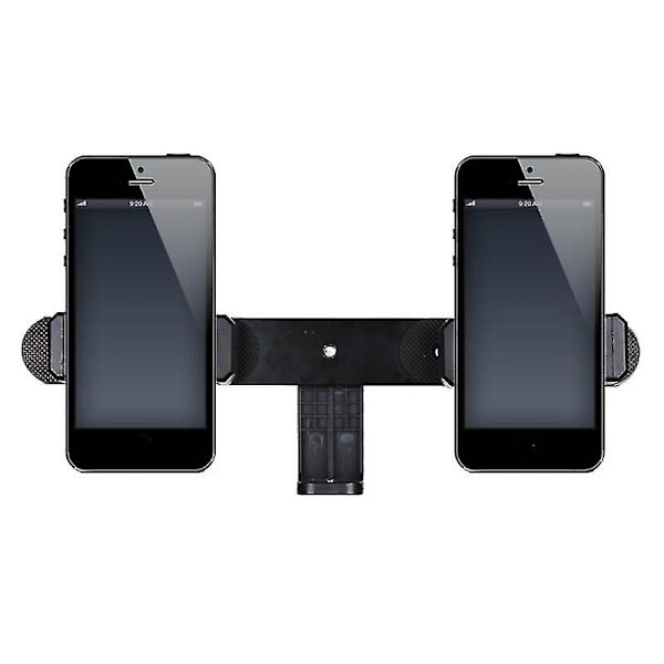 Influencers Internettkjendis Dobbel Telefonholder for Selfie Stick Stativ