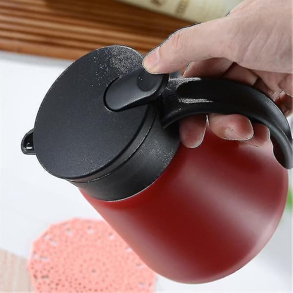 Isoleret Vandflaske Tryktype Rustfrit Stål Termisk Isolering Kande Kaffe Pot
