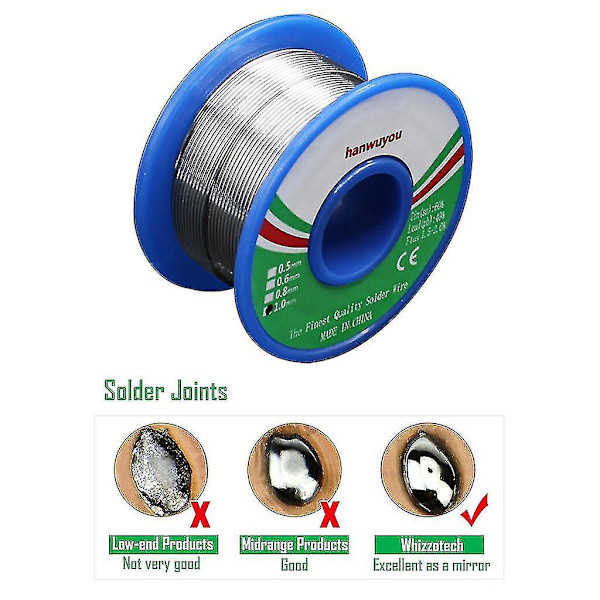 60-40 Tenn-blylegering Rosin Core Lödtråd för Elektrisk Lödning 1,0 mm 55 g