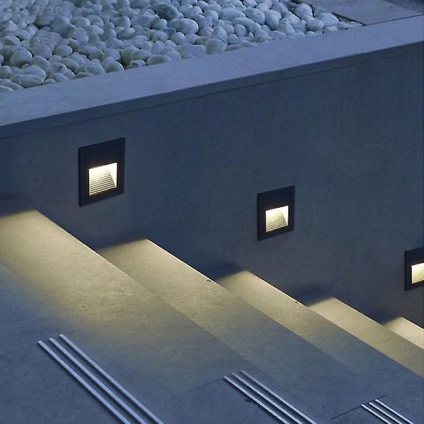 Led-lampe 3w Led St Trin Recessed-lampe Indendørs Stway-lampe Udendørs W