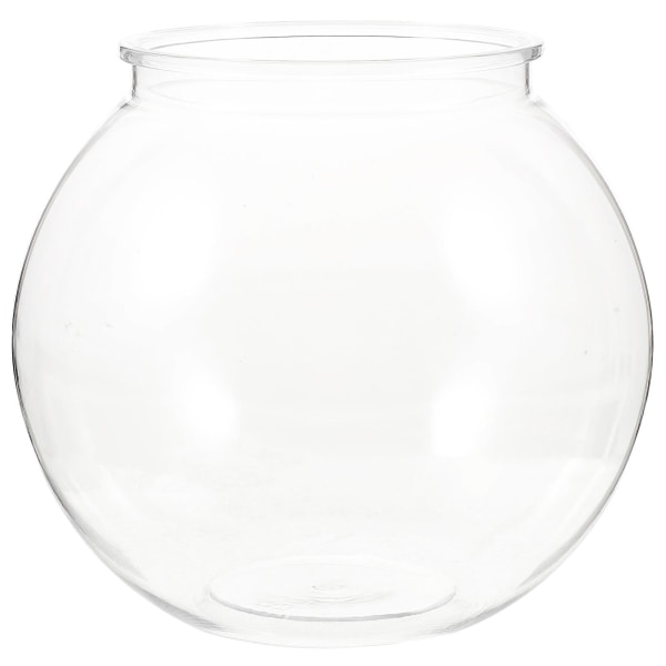 Rund glasvas Fishbowl Vases Candy Plast Ivy Bowl Transparent Fish Tank Globe Fish Bowl