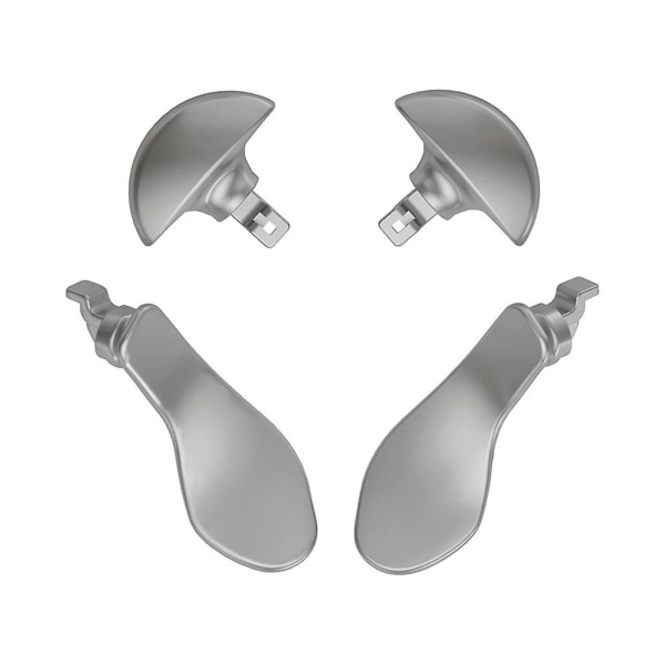 4 stk. Metal Back Key til Ps5- Edge Elite- Håndtag Game Controller Gamepad Back Key Silver