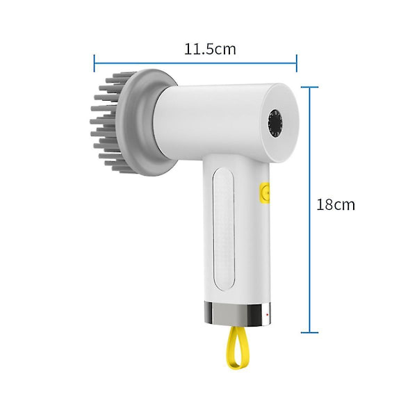 Elektrisk Spin Scrubber Ledningsfri Genopladelig Scrubber Til Badekar Vask Kit Di Flise Vindue