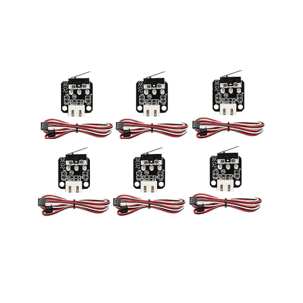 6pcs 3d Printer Accessories /z Axis End Stop Limit Switch 3pin Use Mini Switch For -10 Series