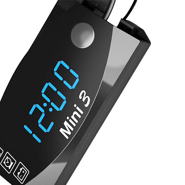 Moottoripyörän DC 6v-30v 3-in-1 digitaalinen aikakello + lämpömittari + jännitteen volttimittari Ip67 vedenpitävä testaaja akun valvontalaite autoon veneeseen