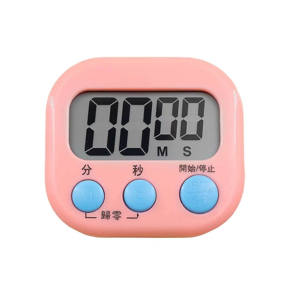 Kitchen Timer With Large Lcd Display Timing Tools Square Buttons Alarm