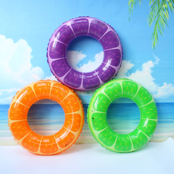 Fruit Swimming Ring Inflatable Pool Float Swimming Tubes Fruit Pool Tu