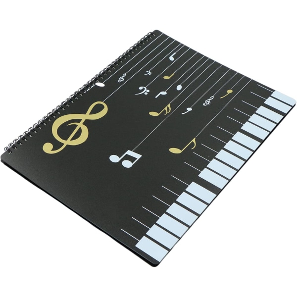 Musikkmappe - A4-format, kan oppbevare 30 lommenøkler