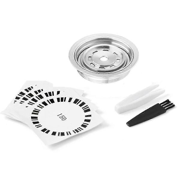 Kaffekapseladapter för Vertuo-maskiner, Kaffepodsadapter i rostfritt stål för Vertuo /Vertuo NeBorste ingår ej