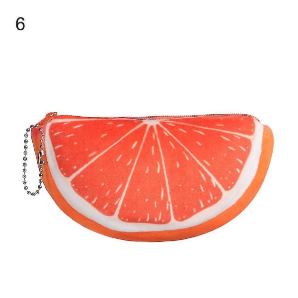 Kids Coin Purses Woman Pouch Wallet Fruits Coin Bag Cartoon Key Case Earphone