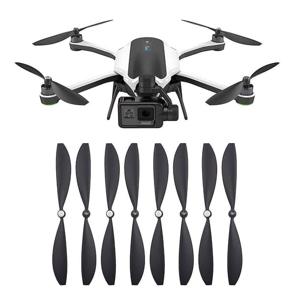 4 par sorte holdbare propelblade vinger til Gopro Karma Drone tilbehør dele