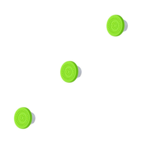 1/2/3/5 Bred Stålkop Dressingbeholder Forsegling Salatdressing Kopper Green lid 3PCS
