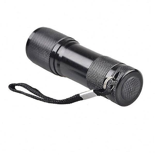 Mini lommelygte med rødt lys - 9 LED - 670 Nm - Kraftig lommelygte til jagt