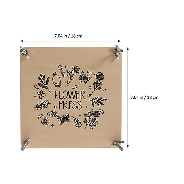 1 sett med tørkede blomsterverktøy Plante Blomster Press Plant