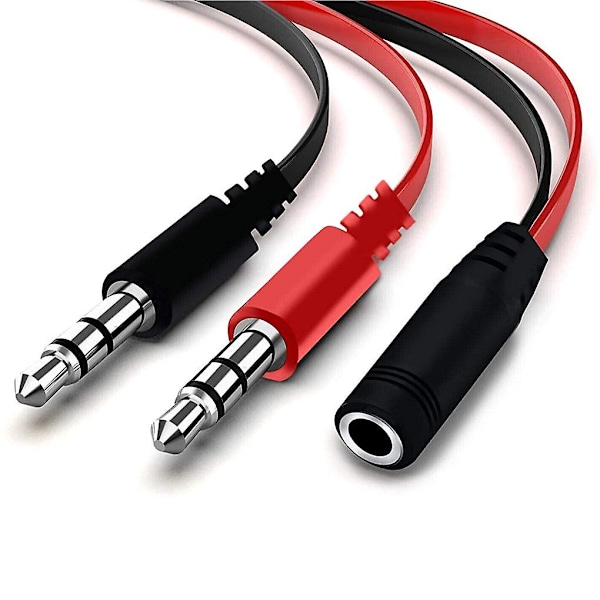 3,5 mm Dobbelt Skjermet Lydkabel Profesjonell Pluggadapter