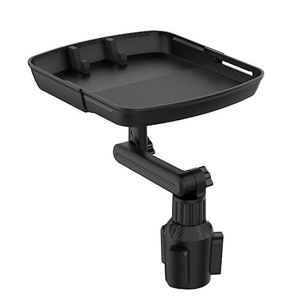 Kopholder Udvider Bord Justerbar Bil Bakke Bord Mad Drik Telefon Snack Bakke Med 360roterende Bord Justerbar Base Bil