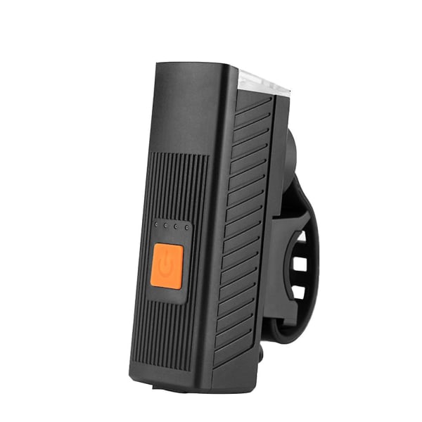 LED-lampe med horntilbehør USB-genopladelig forlygte 3