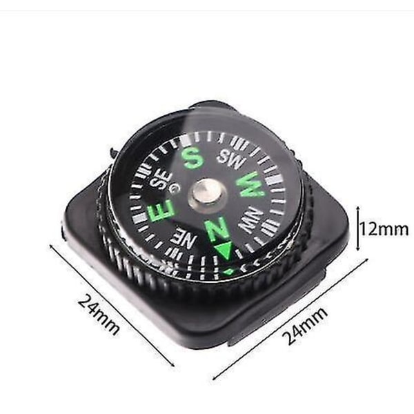 10 st armbandsurvivalkompass mini bärbar nödöverlevnad navigering resekit