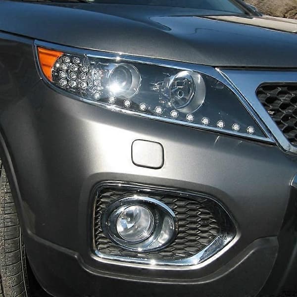 Frontfanger Tåkelys Lampe Deksel Ramme Trim for Sorento 2010 2011 2012