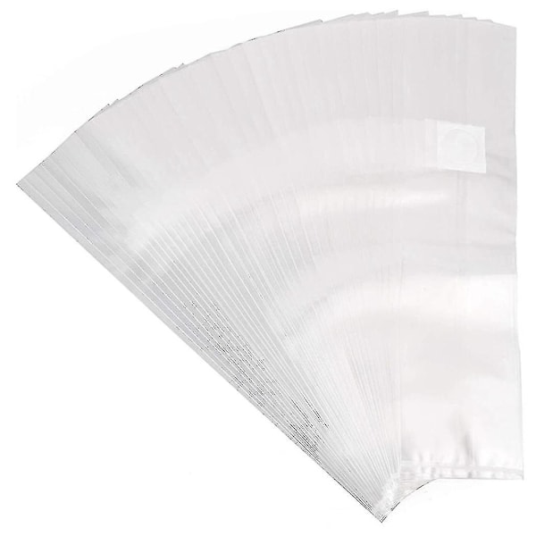 100 st Svamp Odlingspåsar Svamp Spawn Påsar Tjocka 6 Påsar 15 cm x 50 cm 0,2 Mikrometer Filter