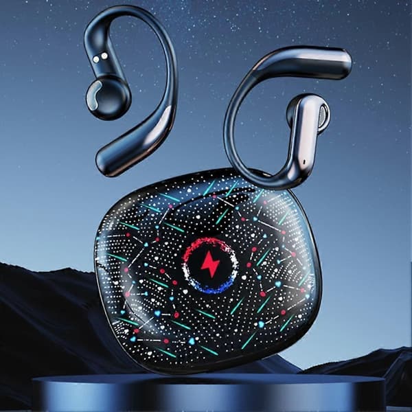 H8 Starry Sky Bluetooth-hörlurar med öppen design och LED-display