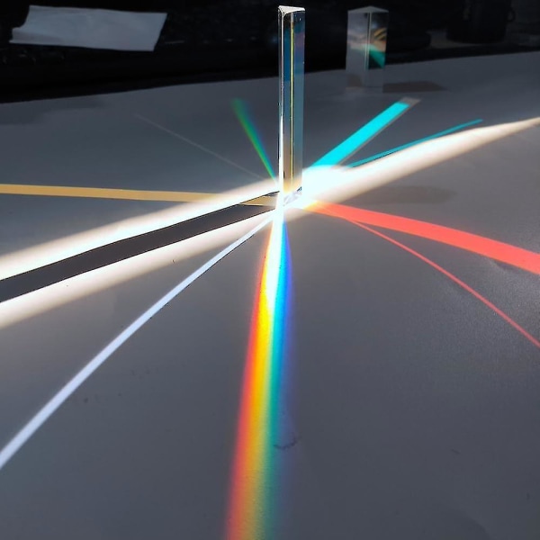 Optisk glass rettvinklet reflekterende trekantet prisme