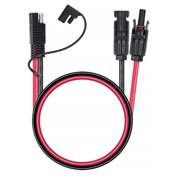 Solbatteri SAE til adapter 2-pin kontaktforlengelse inverter PVC