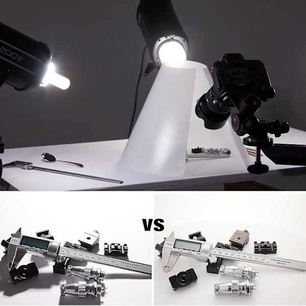 Fotografering Diffuser til Reflekterende Objekter, Desktop Lyskegle Lille Produkt Fotografering Props Kosmetik Smykker Fotografering