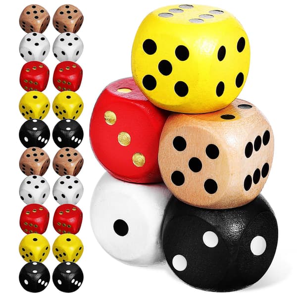 25 st 6-sidiga tärningar spel tärningar fest tärningar spel tärningar multi-
