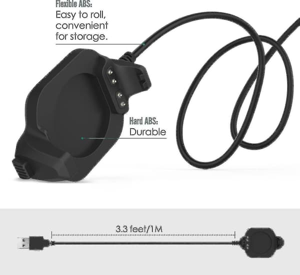 Oplader Dock Kompatibel Med Garmin Forerunner 920xt, Usb Data Synkronisering Oplader Vugge Dock Oplader Med 1m Opladerkabel