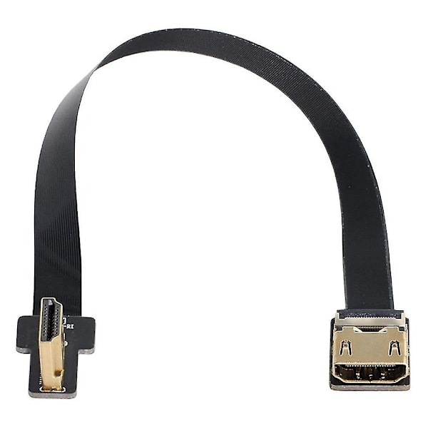 Fpv vänster vinklad hane till hona Fpc platt kabel för Hdtv Multi