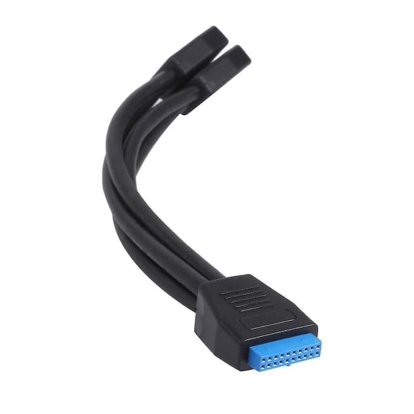 Moderkort USB 3.0 19-polet/20-polet Header 1 til 2 Forlængelsessplitter