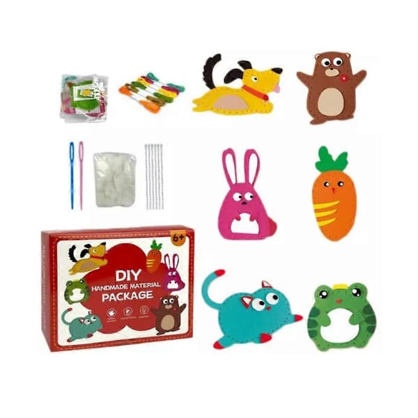 DIY Nuken Ompelulelut, Whateveri DIY Nuken Ompelulelut, Ompelusetti Lapsille red
