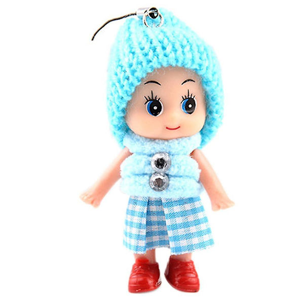 5 st mjuka interaktiva babydockor leksaker minidocka för flickor och pojkar