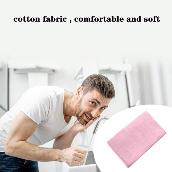 Håndkle Gym Håndklær 100% Bomull Sports Håndkle for Treningssvette Super Myk og Absorberende 2 Pakk 33*100cm Pink
