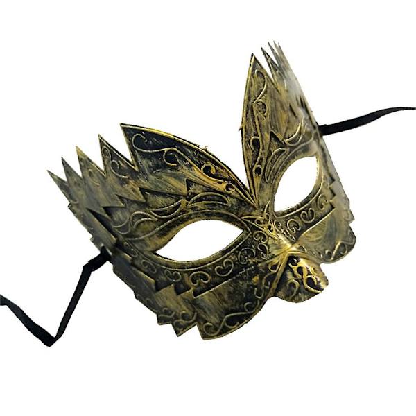 Antiikkiset karnevaalin koristeelliset goottilaiset rekvisiitat Prom Masquerade -puvut