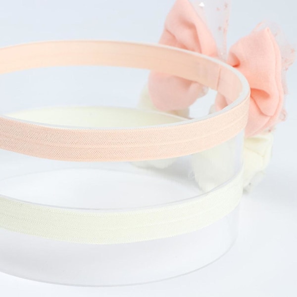 Baby Bow Pannband Star Mesh Hårband Hår Bow Resår Toddler