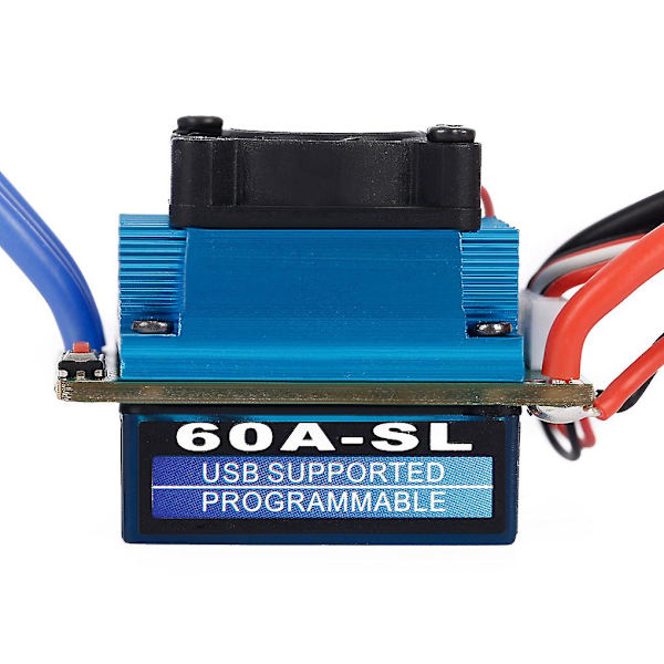 Racing 60A ESC Harjaton Sähköinen Ohjain 1:10 RC-Autolle