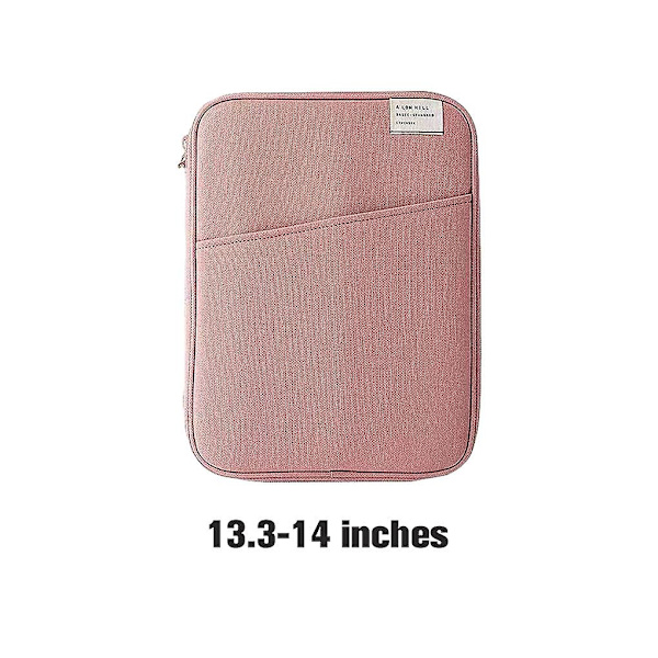 Tablet Sleeve Bag Stöttålig Väska Multifickor Notebook Förvaring