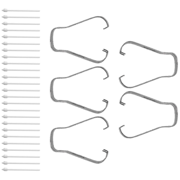 Stylus Nib S6 Nib S7 Refill N10 Utskiftbar S22 Nib N20 Refill 1 Sett 25 Grå Pennehoder+5 Klips