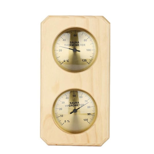 Sauna temperaturtermometer Saunaromtermometer & hygrometer Dobbel display