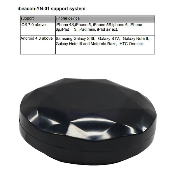 Nrf51822 Bluetooth-majakka Eddystone Ibeacon Proximity Locator Beacon -tuki Beacon/ibeacon/eddystone