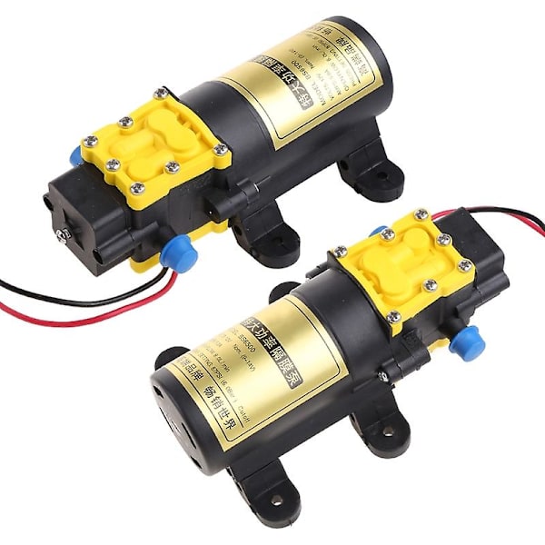 12v 8l/min Stor strømningshastighet Landbruks Elektrisk Vannpumpe Høytrykks Membranpumpe For Vannsprøyte Bilvask Drop Ship