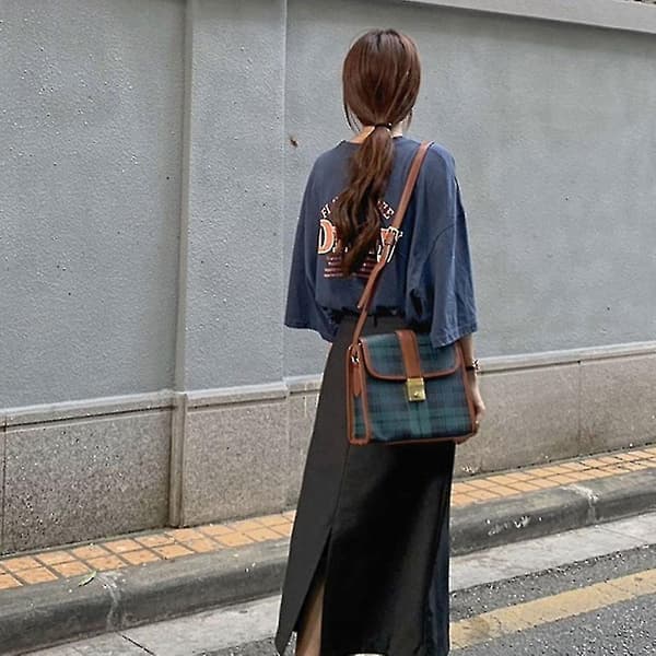 Retro Klassisk Messenger Bag Koreansk Versjon