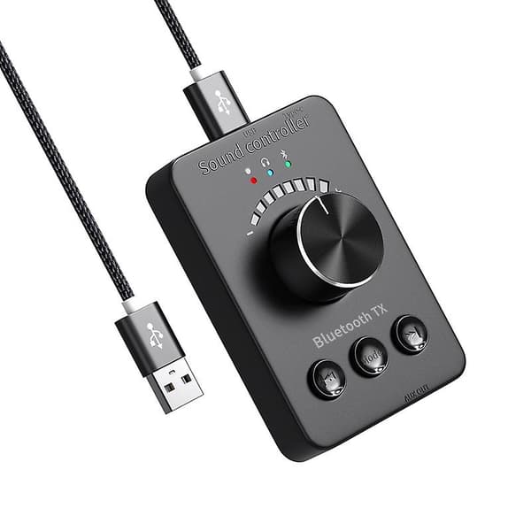 Multimedia-kontrollknapp USB-volumkontroll PC-datamaskin høyttaler lyd