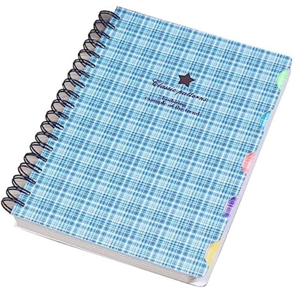 Journal Spiral Notebook Record Student Dagbog Notesblok Skitse Lektie Bog