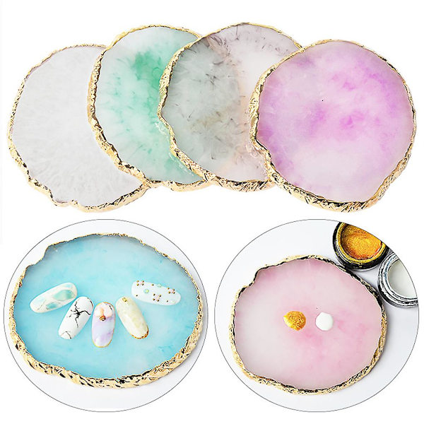 Resin Art Rund Blandingspalette Skål Blanding Visningsplade Maling