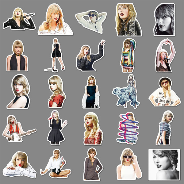 50 stk. Taylor Swift Seje Graffiti Stickers Bagage Bil Stickers #1