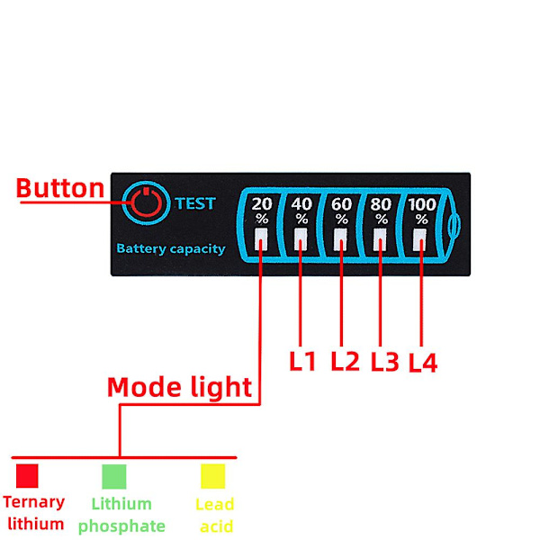 1s-8s 18650 Li-ion Lipo Litium 5-30v Timbal Asam Indikator Tingkat Penguji Meter Modul Layar LCD Kapasitas Tegangan Meter _ia